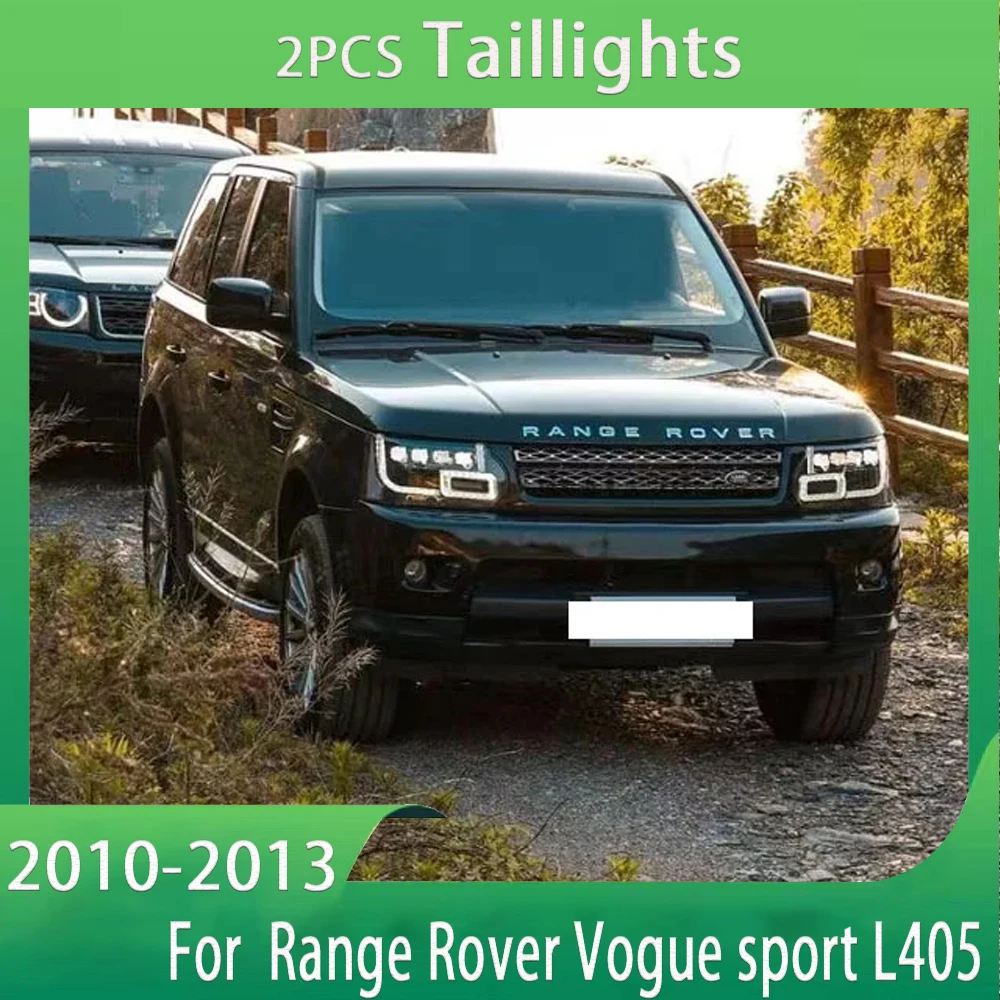

2 шт. светодиодные фары для Land Rover Range Rover Sport L320, светодиодные фары в сборе, синий старт, светодиодные DRL 2010-2013, автоаксессуары