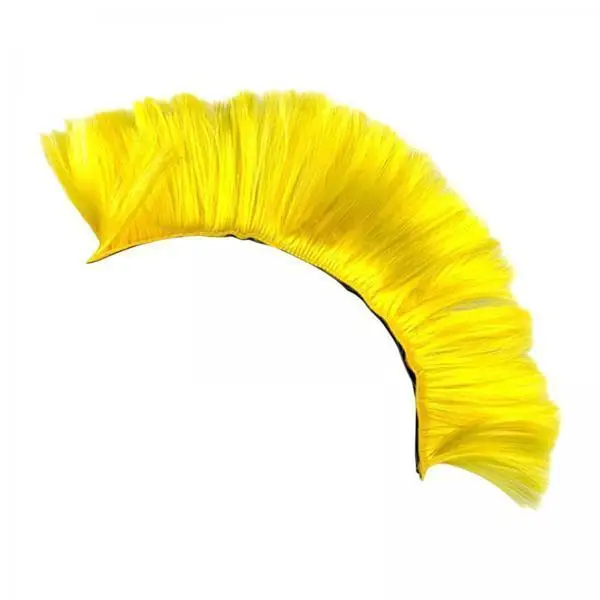 2xHelmet Wig Decoration Snowboard Helmet Hair Cosplay Costume Reusable Cosplay Cockscomb Wig for Cycling Wedding Snowboard