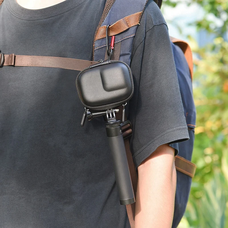 Hard Carrying Case For Gopro Hero 11 10 9 Waterproof Case Mini Shell Bag Box For Osmo Action 3/4 Camera Easy To Use Black