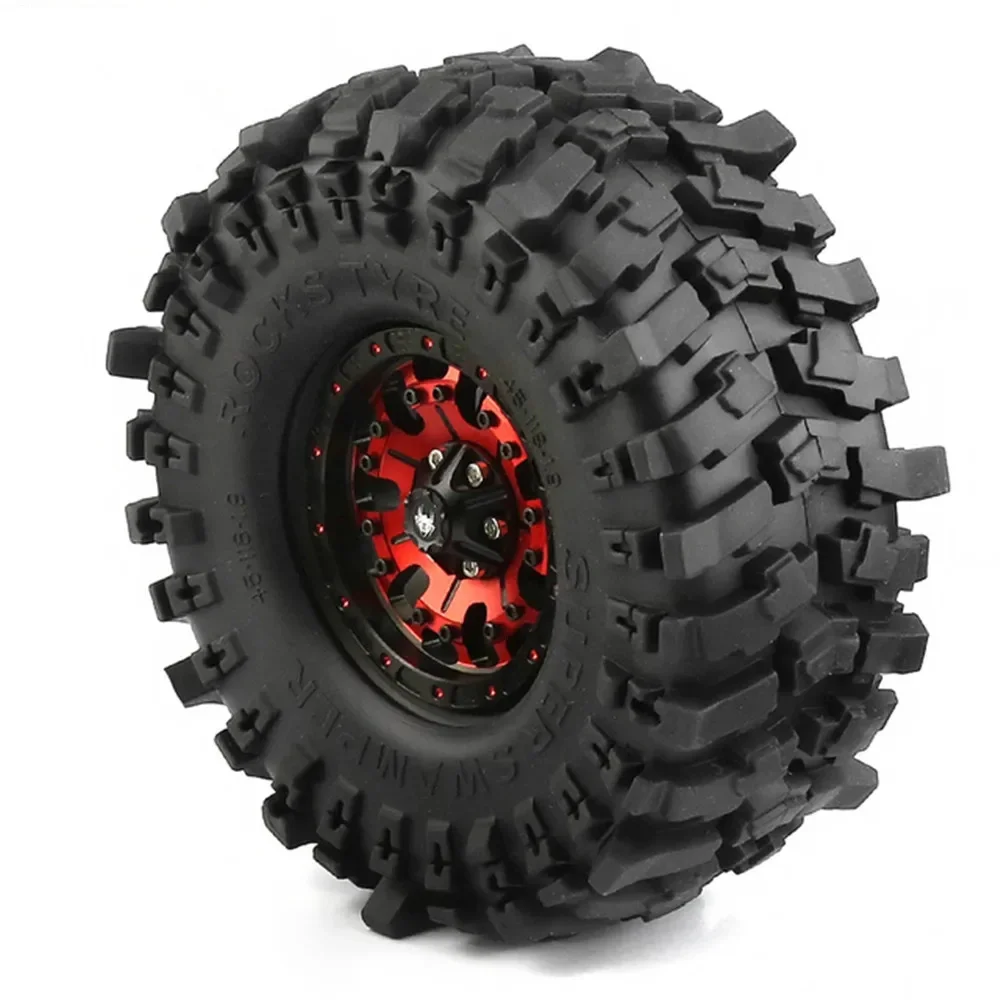 

1.9 Wheel Rims Tyre Rubber Tires Set for 1/10 RC Crawler Car Hsp Redcat WRAITH Tamiya Axial SCX10 90046 D90 HPI TRX4 R98