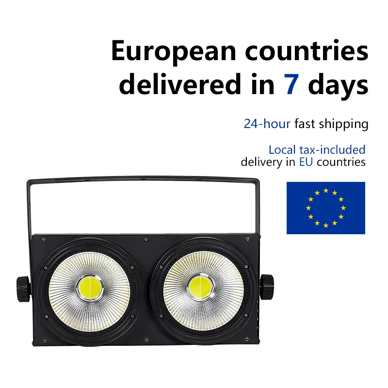 DMX 2x100W Blinder Lighting Stage Lighting Effect Club Show Night DJ Disco, Bühnenbeleuchtung