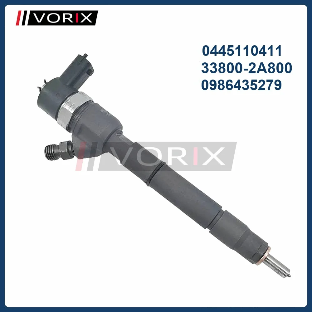 

0445110411 33800-2A800 0986435279 Diesel Fuel Diesel Injector for Kia / Hyundai