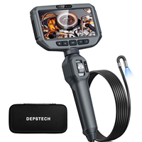 DEPSTECH DS630 Endoscope Camera 100W IPS Screen Borescope Camera with 1.5M Hard Cable for Cars Sewer Inspection