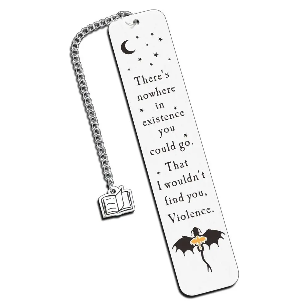 

Повседневные канцелярские принадлежности из нержавеющей стали с черным драконом, канцелярские принадлежности, аксессуары для книг в стиле аниме, персонализированные бирки для чтения, любители книг