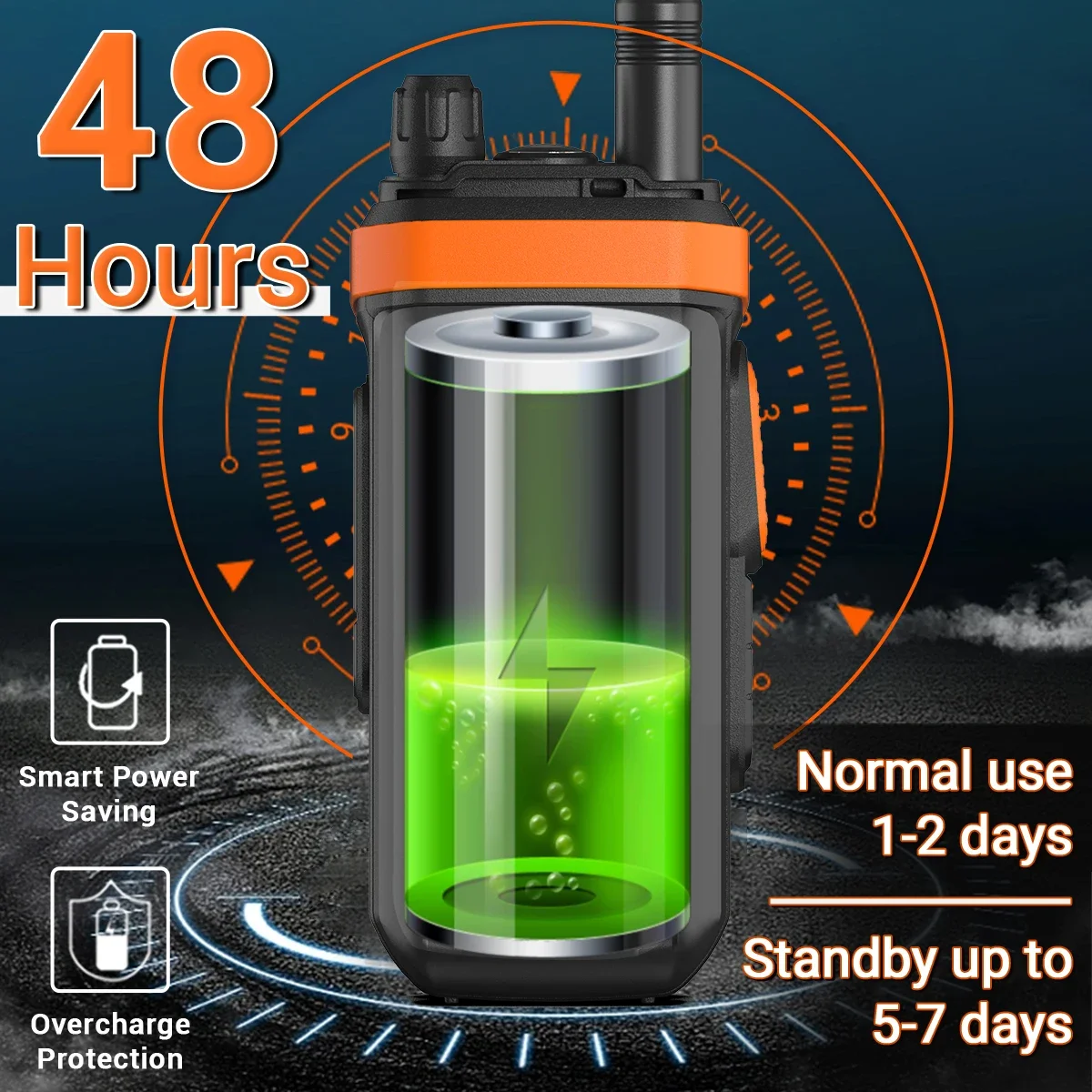 Baofeng UV-21 Pro اسلكية تخاطب ثنائي النطاق 136-174/400-470 ميجا هرتز 999CH FM VOX Type-C شاحن عالية الطاقة مصباح ليد جيب اتجاهين راديو #4