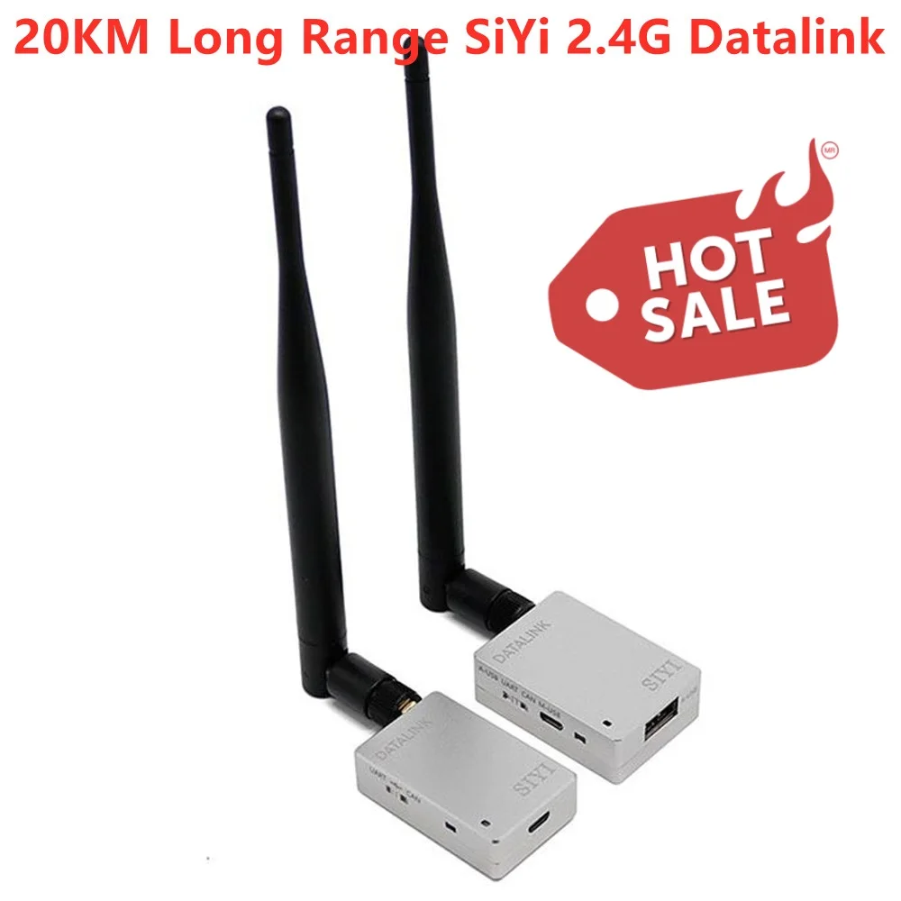 20km de longo alcance siyi 2.4g datalink transmissor de dados de telemetria de rádio para pixhawk pixhack controlador de vôo rc fpv drones brinquedos diy