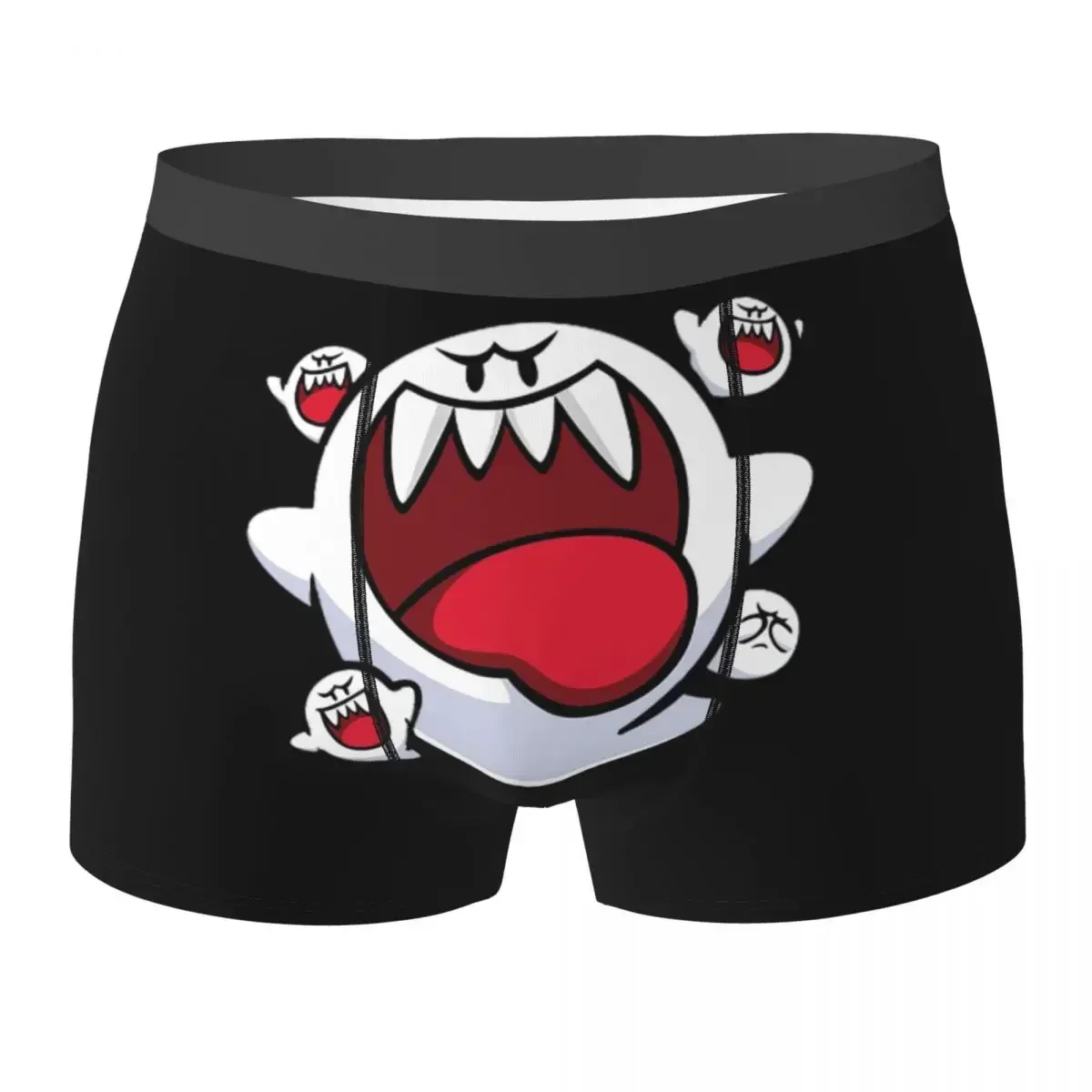 Boxer Underpants Shorts King Boo Panties Male Breathable Underwear for Homme Man Boyfriend Gift