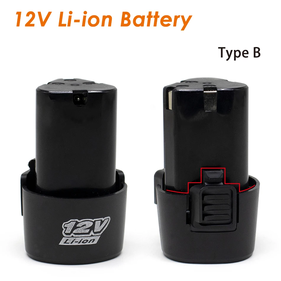 12V 2000mah lithium battery for electric tools is suitable for screwdrivers, drills, and other paired electric tools