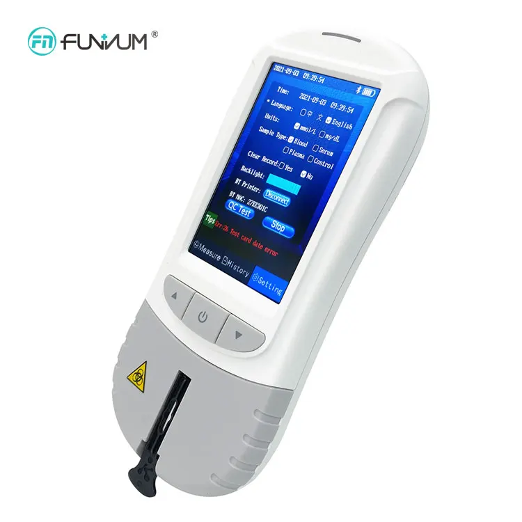 Clinic quality handheld Dry Biochemical Analyzer for test total cholesterol /UA/GLU / Lipid