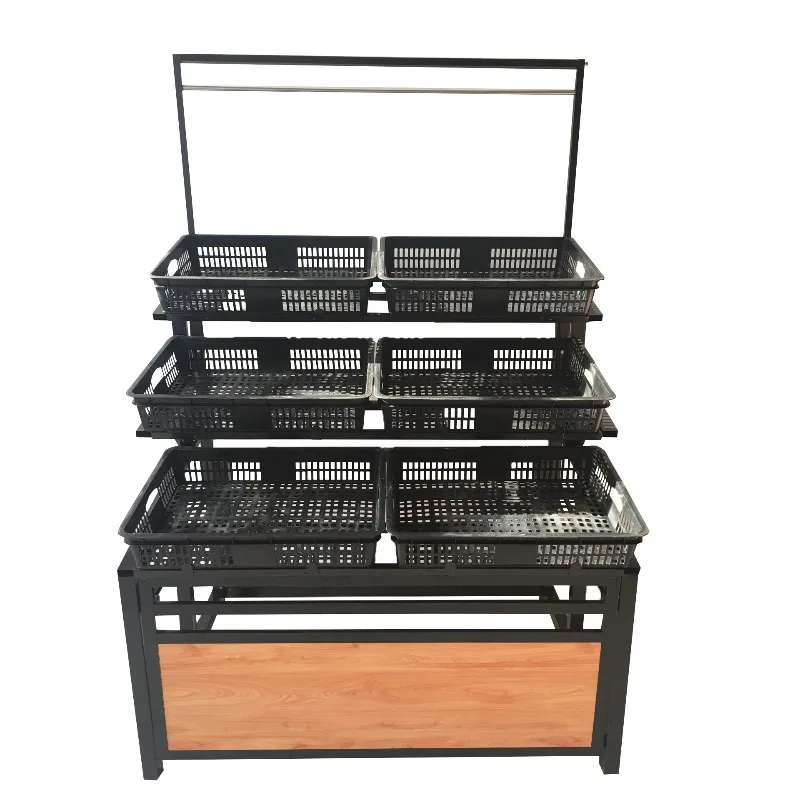 

Новая стойка для фруктов и овощей в супермаркете, стойка для фруктов и овощей, многофункциональная стойка для овощей и стойки в супермаркете