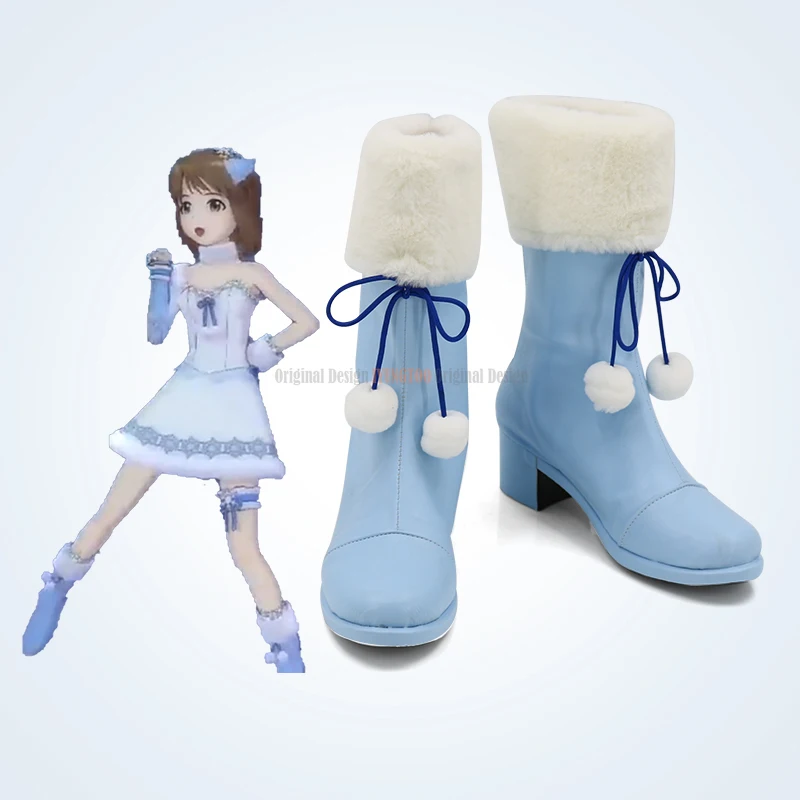 

THE IDOLM@STER Little Match Girl Anime Characters Shoe Cosplay Shoes Boots Party Costume Prop