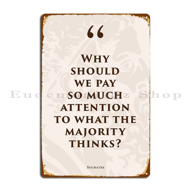 Stoic Quote 34 Metal Plaque Poster Club Party Wall Cave Create Create Cinema Tin Sign Poster