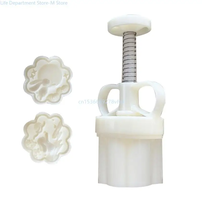 

Mooncakes Mold ABS Pastries Making Mold Cookie Stamp Kitchen Baking Supplies