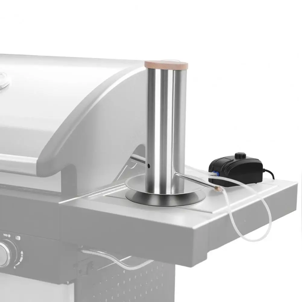 Cold Smoke Generator for Food, Stainless Kitchen Flavoring Tool, Cocktail Steak Cheese Salmon Flavoring Tool for Home Bar BBQ