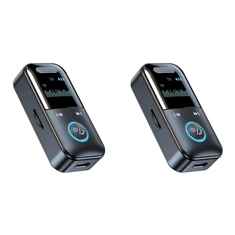 高性能2倍速bluetooth-54トランスミッター-レシーバー、2in1ポータブルワイヤレス35mmジャックauxオーディオアダプター。テレビ-pc-ヘッドホンに対応。