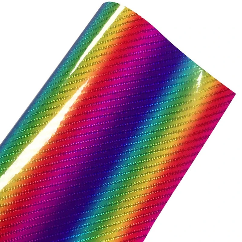 Rainbow Pattern Self Adhesive Craft Vinyl DIY Decoration for Decals Signs