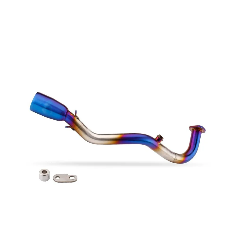 Für Yamaha NMAX125 NMAX155 Auspuff-Schalldämpfer Komplettes System Slip-on Vorderes Verbindungsrohr Auspuffsysteme Auspuffrohre – Detail 2