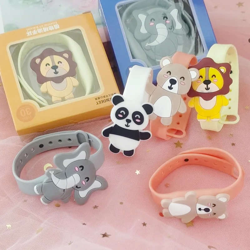 2Pcs New Cartoon Kawaii Small Animal 3D Three-dimensional Bracelet Creative Personality Fashion Trend Bracelet Birthday Gifts