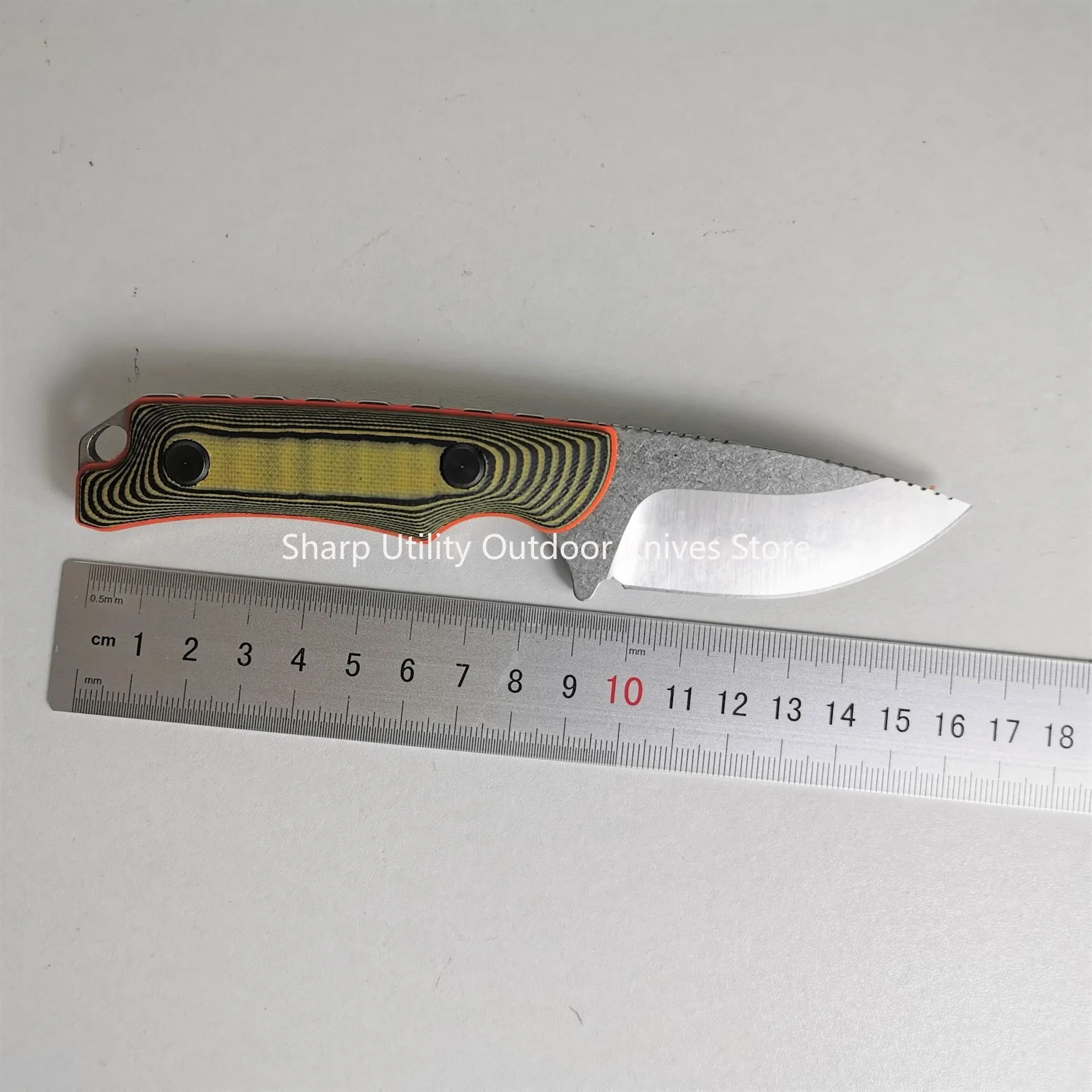 BM15017 Hidden Canyon Fixed Blade Knife EDC Outdoor Jungle Adventure Straight Knife Camping Essential Backpacking Climbing Tool