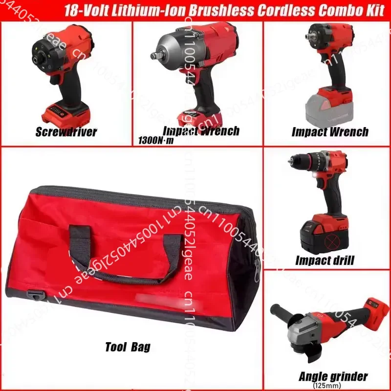 High-performance Cordless 5-in-1 Tool Set, Brushless Motor, Ergonomic Design