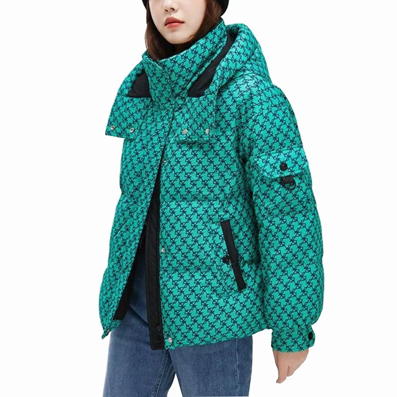 Hooded Parkas Coat Women Winter Jackets Female Puffy Warm Down Cotton coats thicken women outwears padded coat