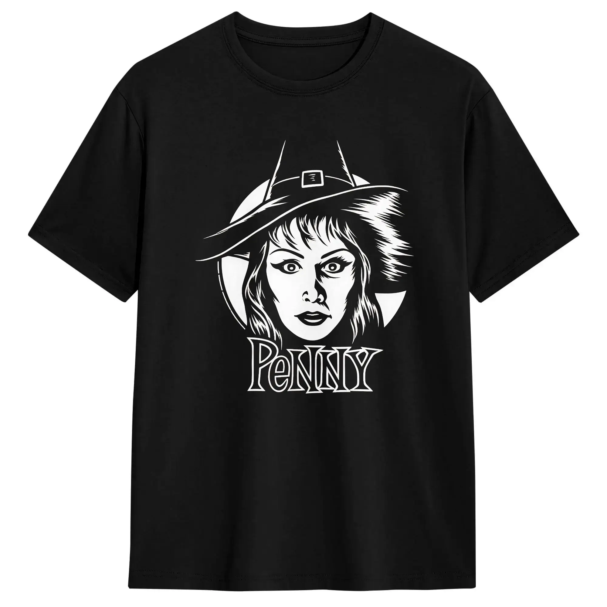 Penny Dreadful in front of moon T-Shirt Summer  Pure Cotton T Shirts For Men's Pattern Tshirt Short-Sleeved Streetwear Clothes