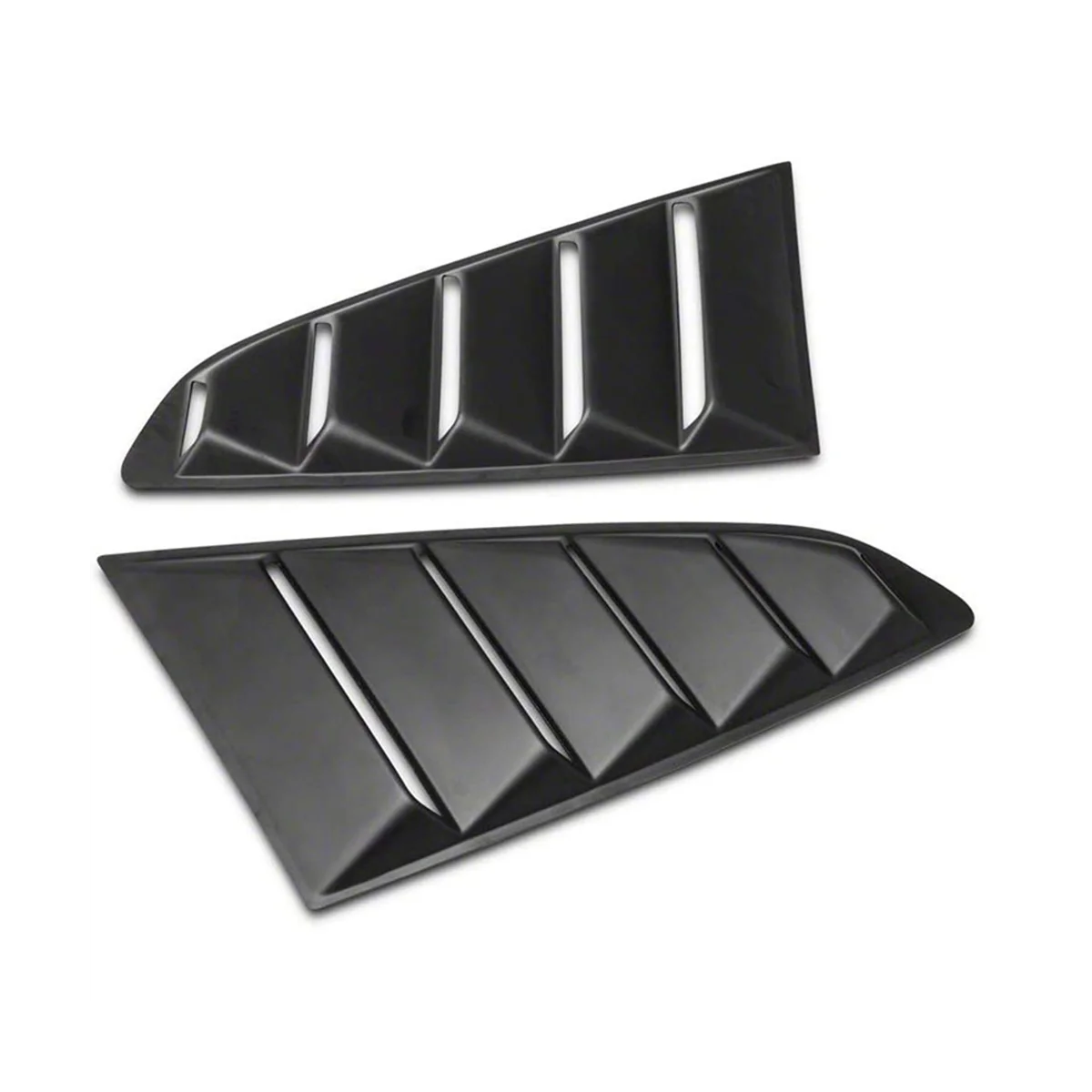 Car Body Trim Vents for 15-22 Ford Mustang Tuning Side Air Intake Vents Louvres Special Exterior Sticker bright black