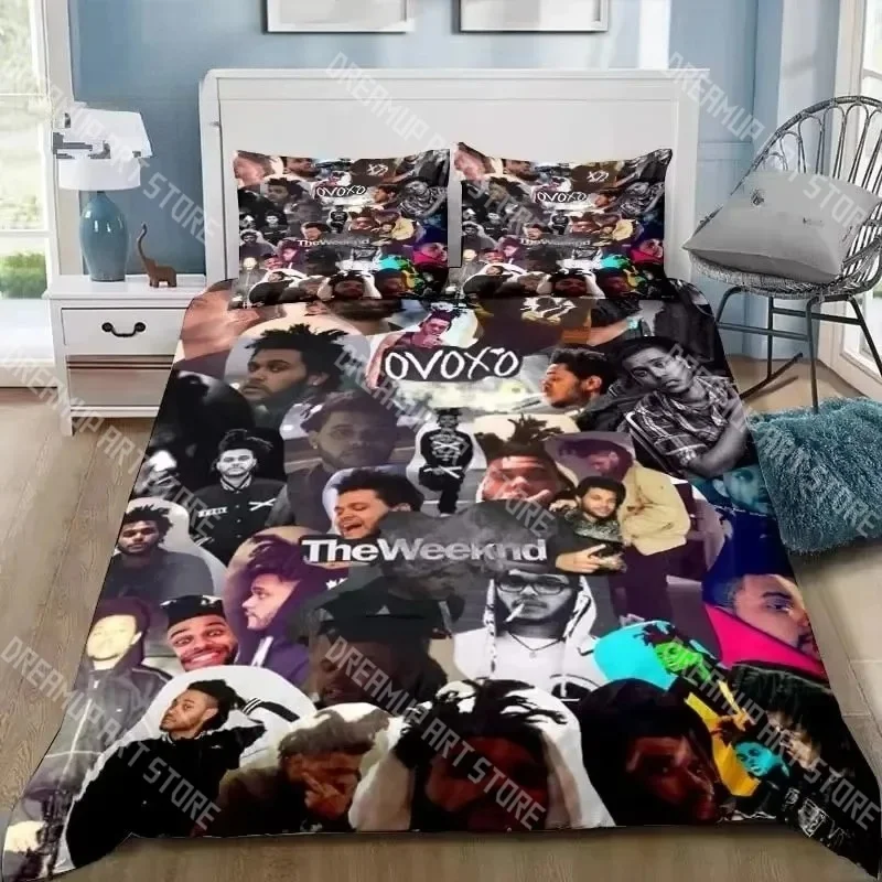 Fashion Singer XO The Weeknd Bedding Set Single Twin Full Queen King Size Bed Set Kids Bedroom Duvetcover Sets Bed Sheet Set