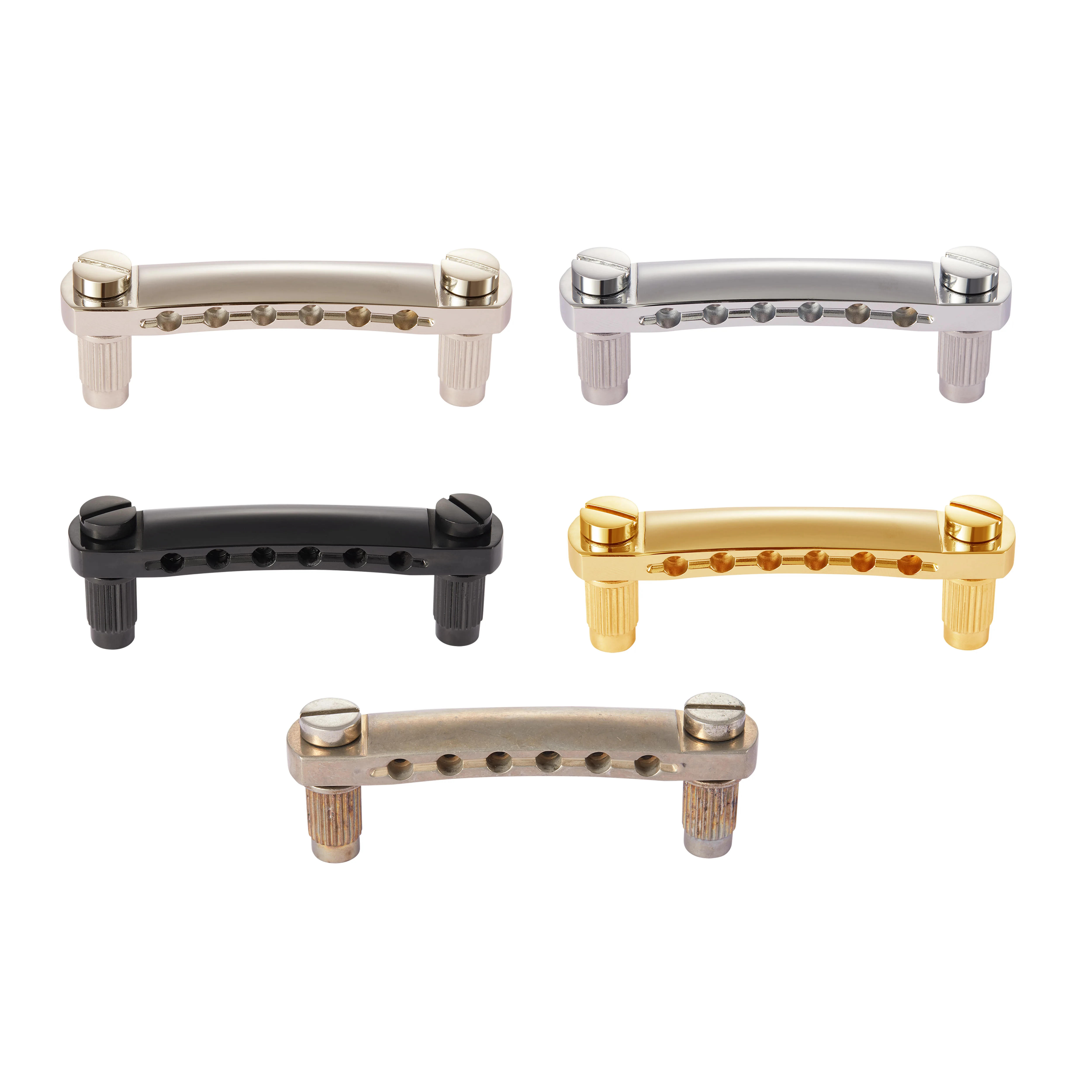 Barra de tope de puente para guitarra LP Tune-O-Matic con clip de bloqueo para guitarras Epiphone LP/Les Paul/SG/ES