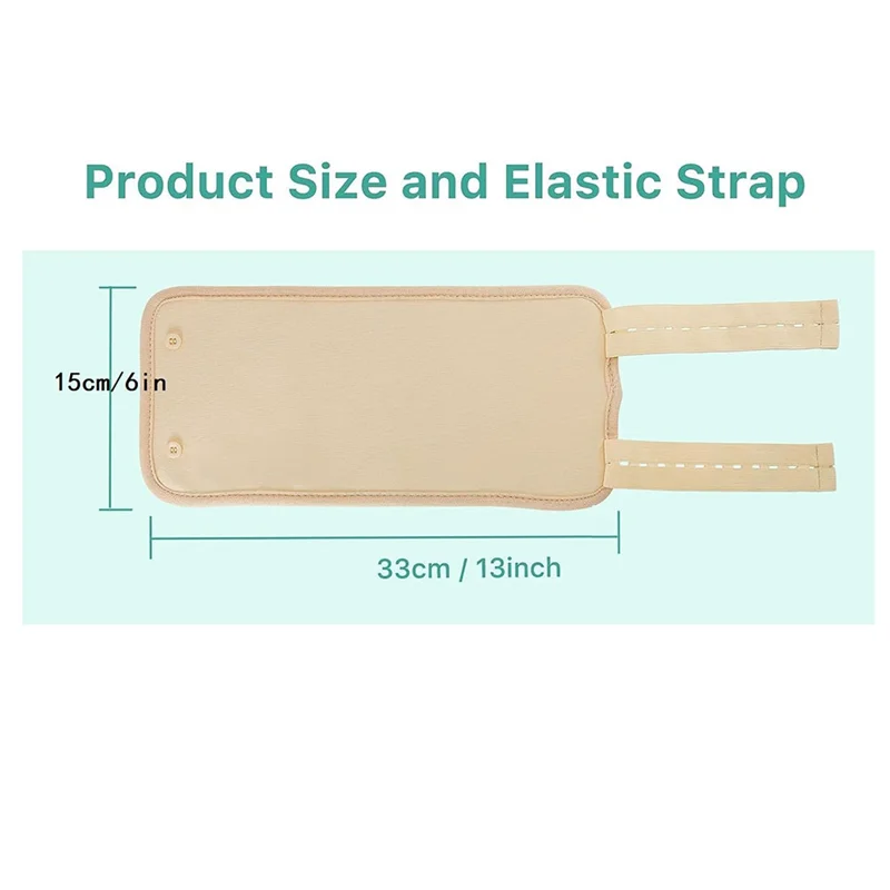 Paquete de juntas de aceite de ricino de A94E-2 piezas, paquete de cuidado de piernas de aceite esencial, paquete de mano de aceite de ricino alemán a prueba de fugas, reutilizable, color caqui