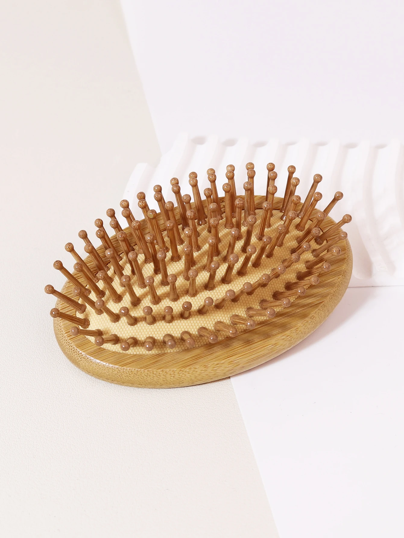 1pc bamboo brush anti-static air cushion hair loss massage hair brush hair care healthy bamboo comb Special for real hair wigs