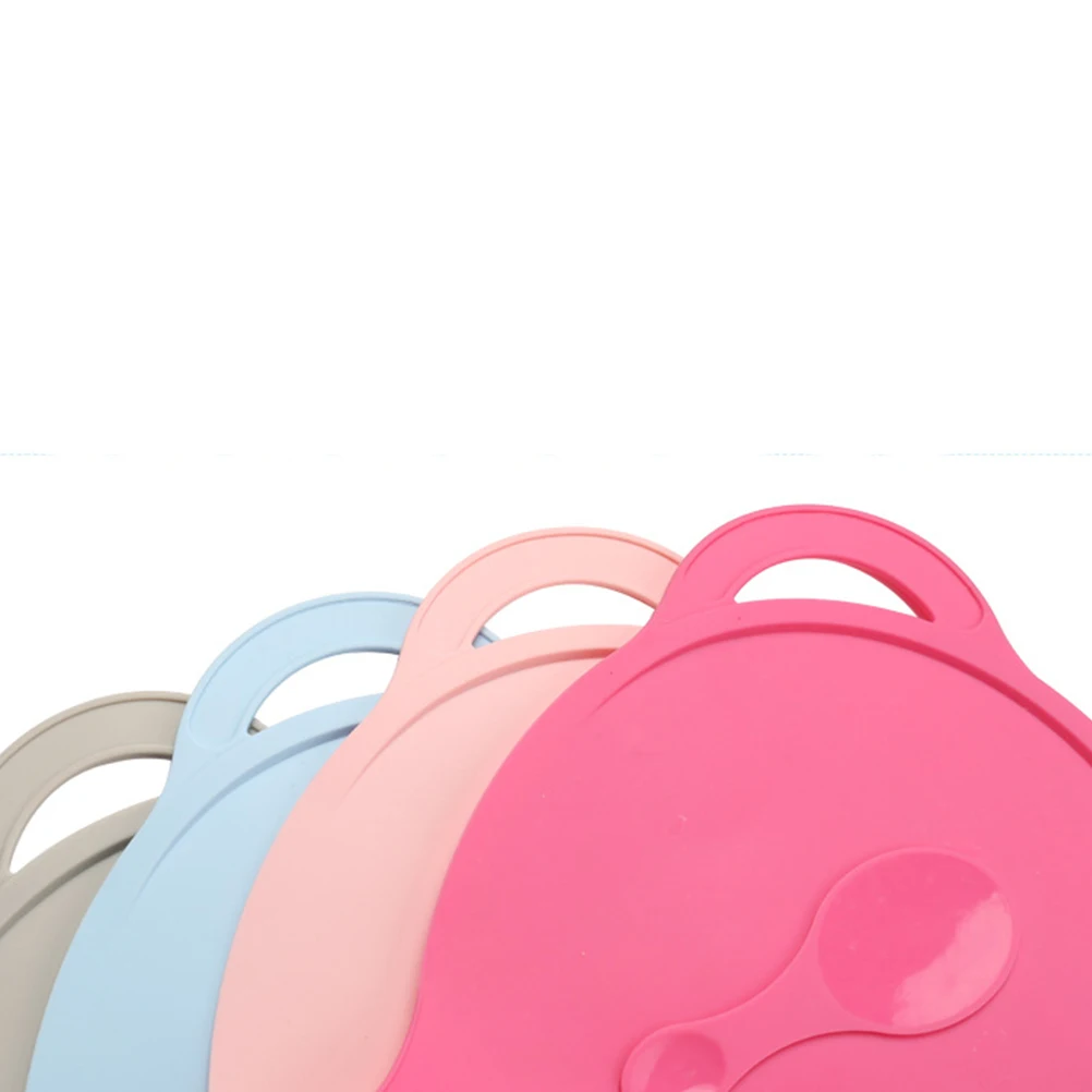 

Children Silicone Placemat Kids Eating Mat Foldable Heat Insulation Table Mat Washable Baby Plate Pad Anti Skid Easy Clean