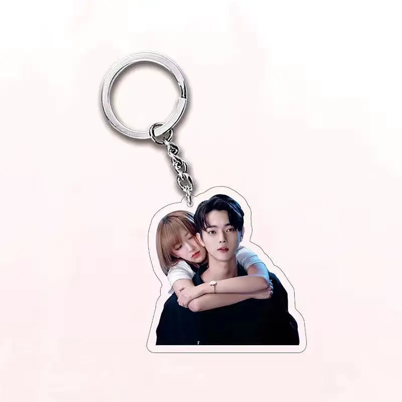 Xu Kai Cute Keychain Falling Into Your Smile Lu Sicheng Tong Yao Cosplay Key Rings Bag Pendant Decoration Jewelry Accessories