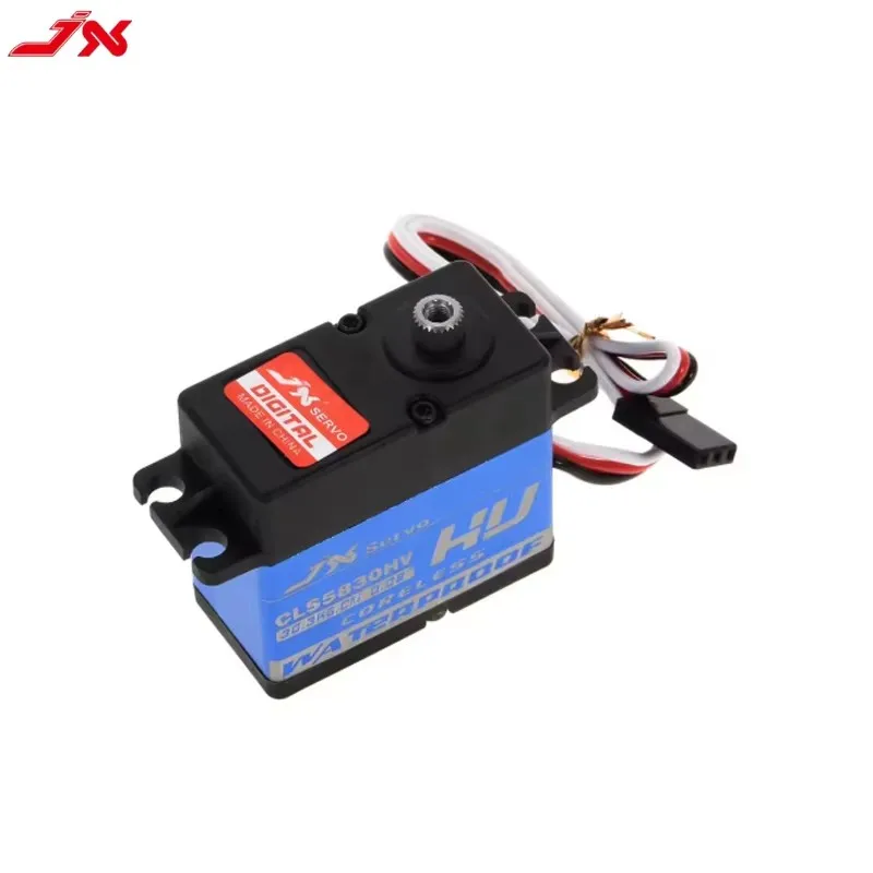 JX CLS5830HV 30KG 6-8.4V engrenage métallique haute tension étanche Servo numérique pour 1/10 RedCat HPI Baja 1/8 RC accessoire sur chenilles de voiture
