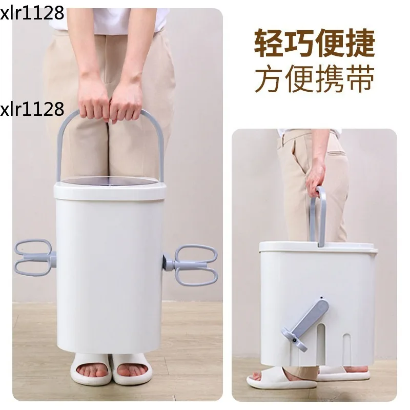

Manual Hand Crank Washing Machine No Electricity Portable Laundry for Dorm Travel