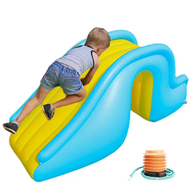 Tobogán inflable portátil para niños y niñas, tobogán de piscina para interiores