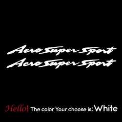 Aero Super Sport Motorcycle Car Body Sticker Vinyl Decal Decorate Sticker Waterproof Fashion Motorcycle Styling Accessories