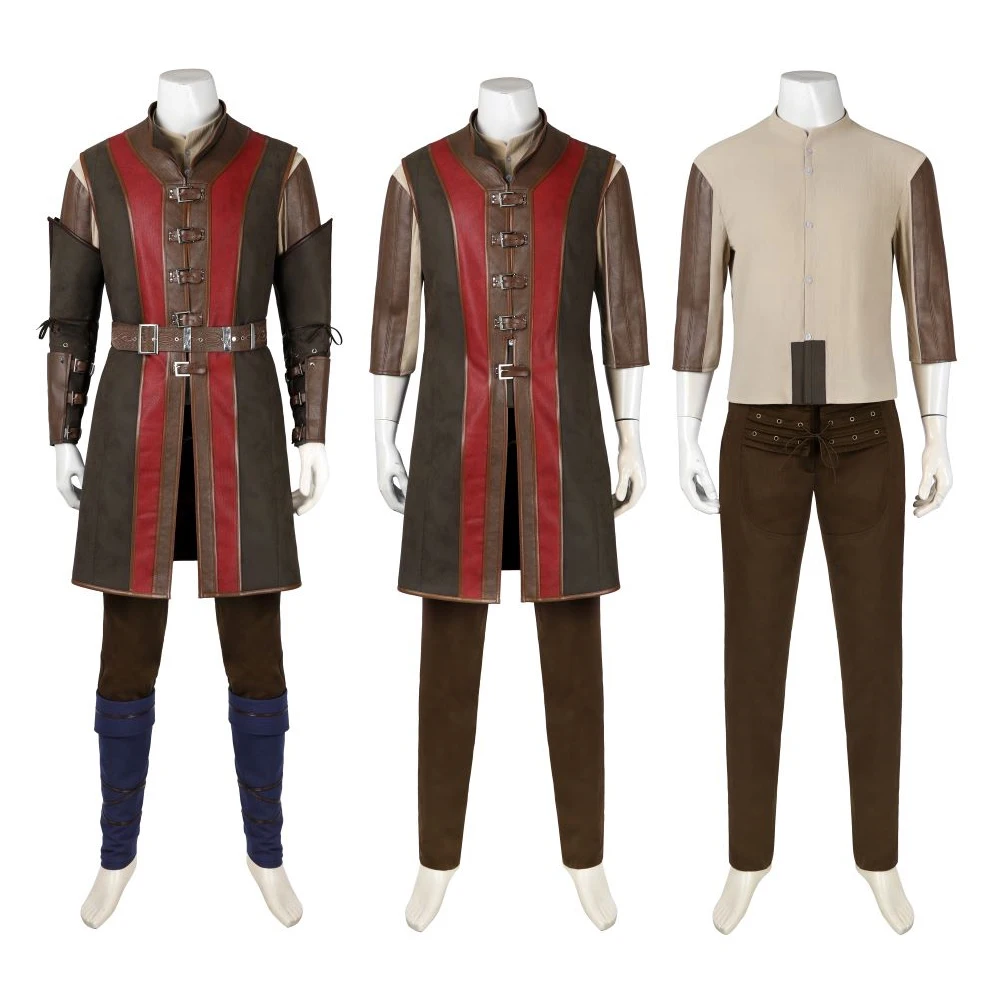 Halloween Feest Volwassen Mannen Bg3 Zal Role Playing Kostuum Hoge Kwaliteit Jas, Shirt, Broek Kostuum Set