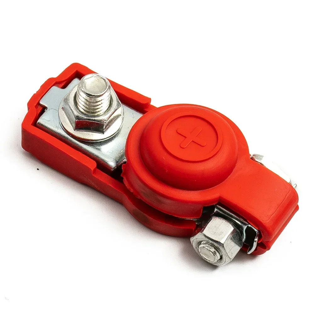 2x Car Battery Terminal Connector Battery Quick Release Battery Terminals Clamps Cap Clip Copper For Car Truck Caravan