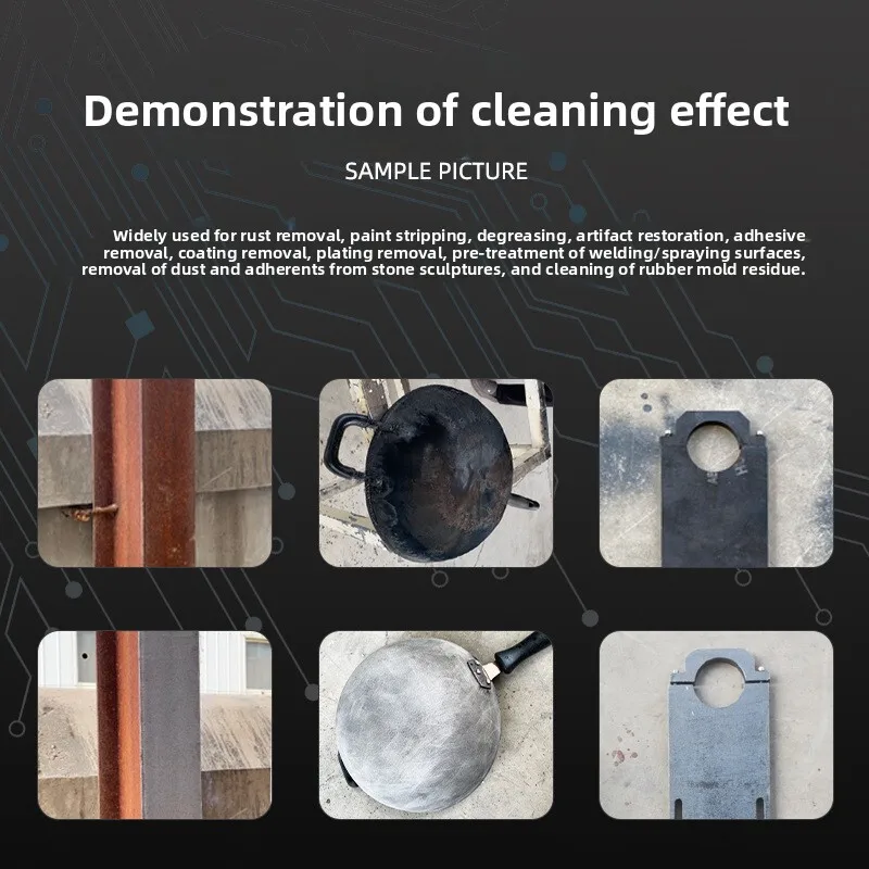 Remover For Rust, Paint, Oil Stains, Oxide Layer, Metal Rust Removal, Handheld Laser Cleaning Machine