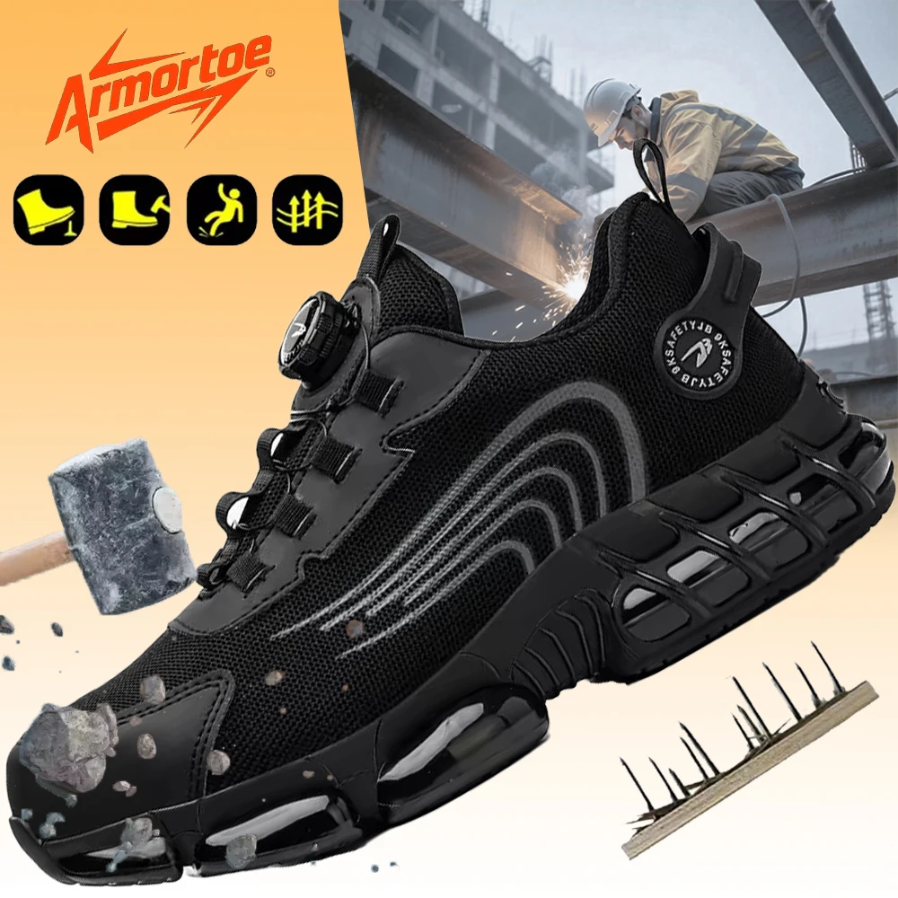 armortoe-rotating-button-work-shoes-anti-smash-safety-shoes-steel-clad-head-iron-chip-resistant-cushioning-sneakers-armor2773