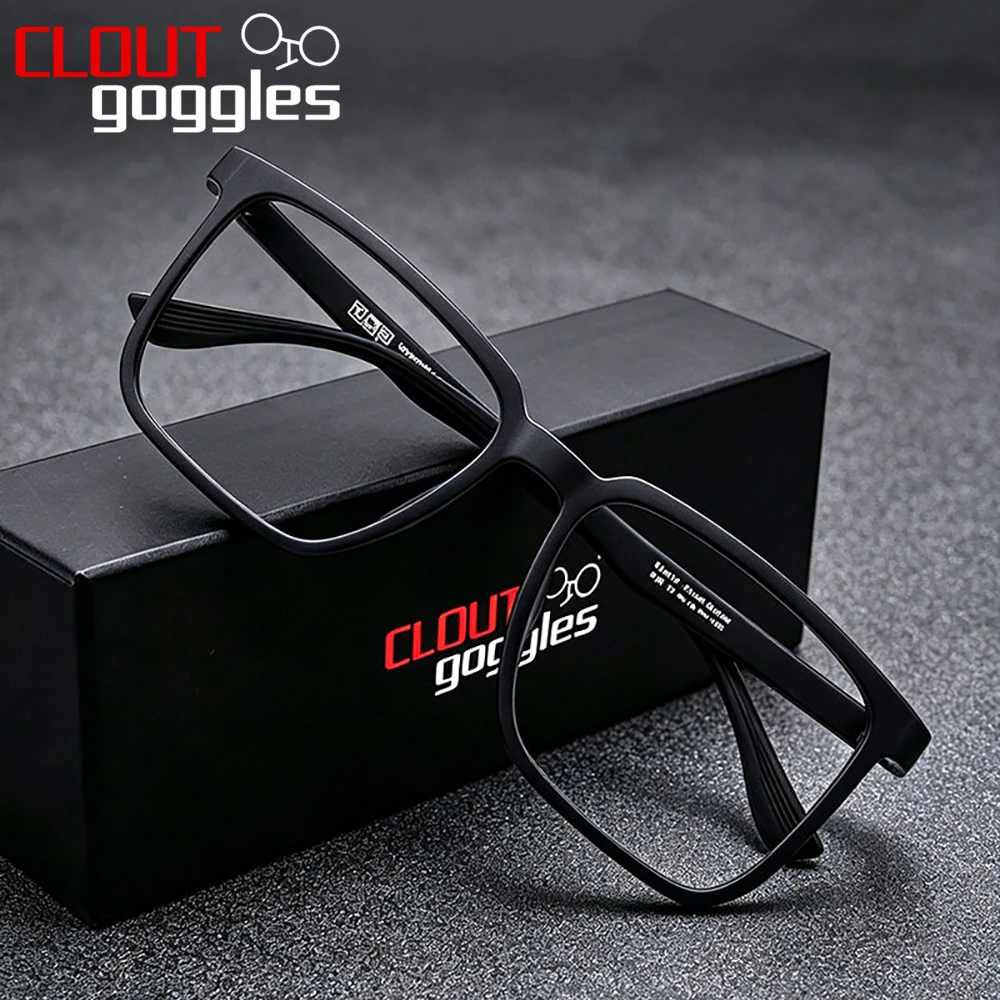 CLOUT GOGGLESS Large Size Spectacles Frame, Unisex