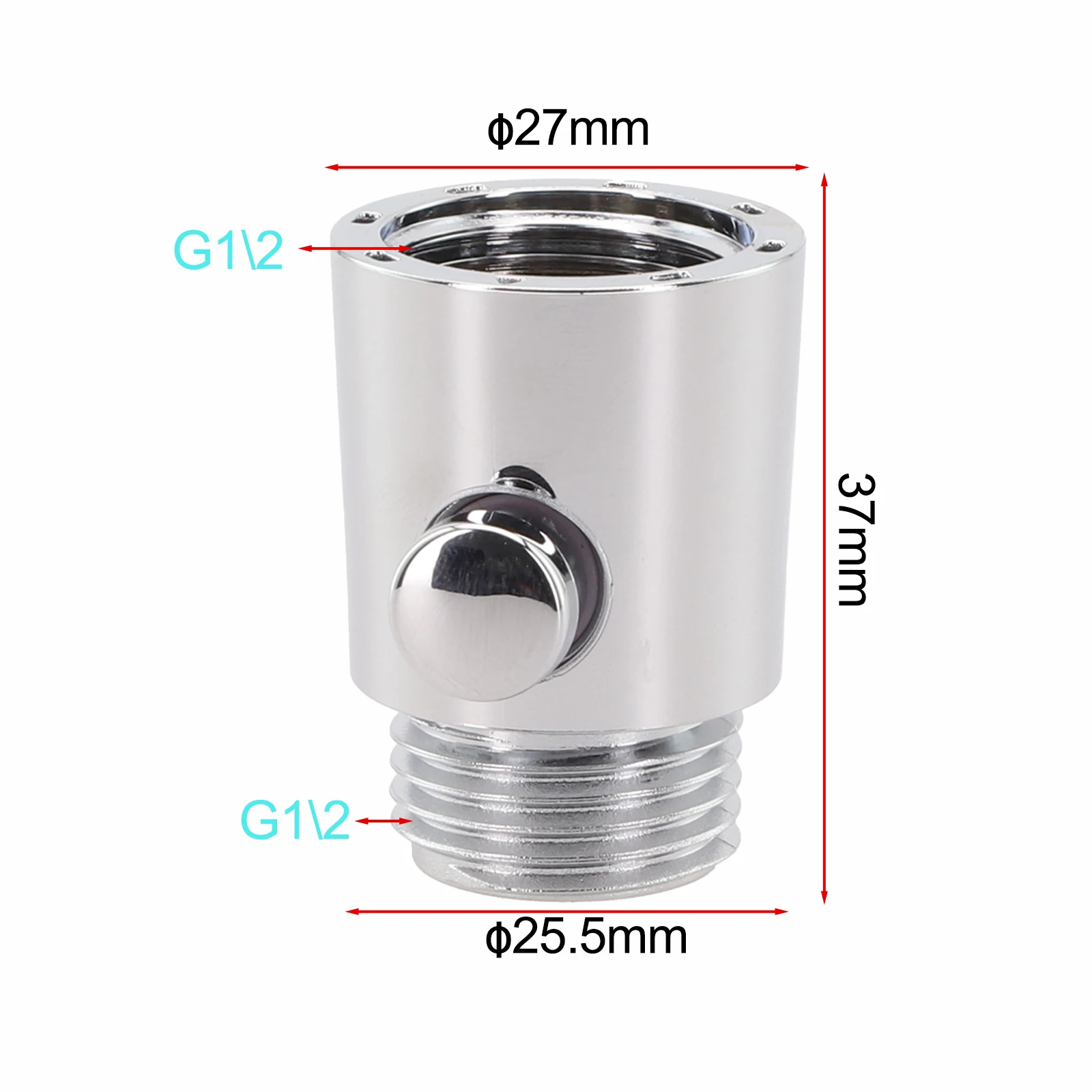 Shower Head Control Switch Flow Water Stop Valve One-Button Pause Water Controller Bathroom Faucet Accessories