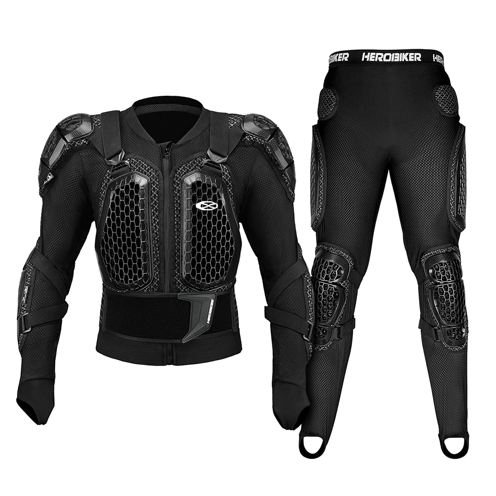 Men's Motorcycle Armor Jackets Anti-Fall Motorbike Body Armor Jackets Wear-Resistant Motocross Riding Clothing Protection M-3XL - view 4
