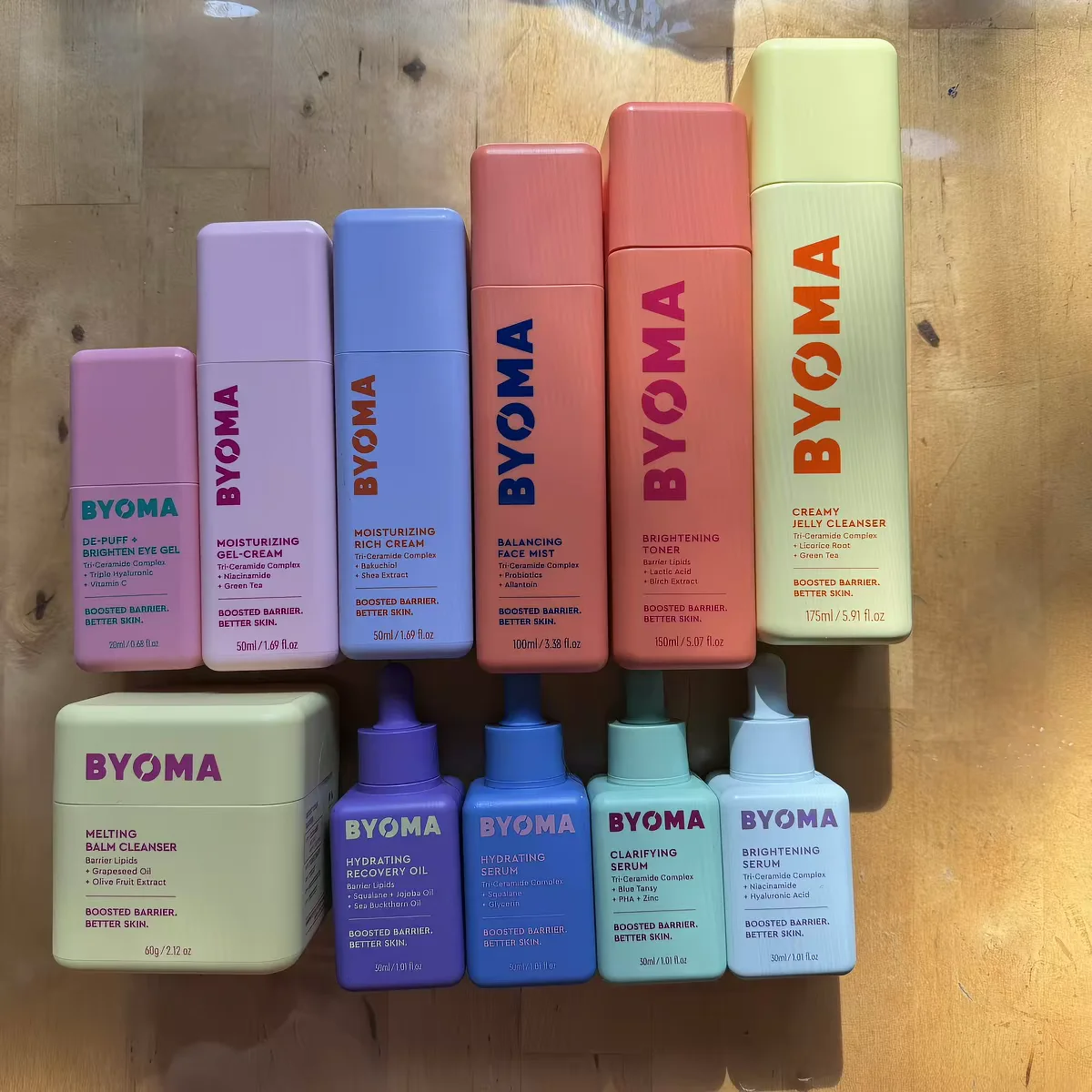 Fotografia 6: Sérum Iluminador Phyto-Mucin BYOMA, Repara a Barreira de Ceramidas, Tônico Hidratante Líquido, Gel Creme Hidratante, Controle de Oleosidade para Cuidados com a Pele
