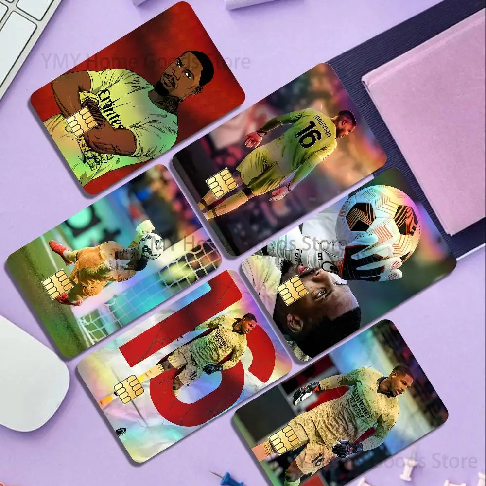 

2026 France 1 Goalie Mike Maignan Holographic Laser Shinny Film Skin Cover Sticker for Debit Credit Card Bank Card