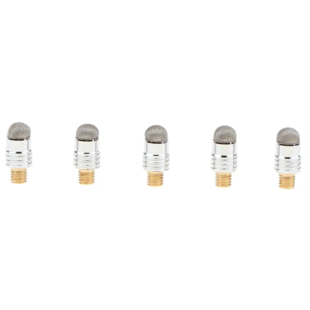 

5 Pcs 2 in 1 Replacement Fiber Tip for Capacitive Pens Dia 6.0mm
