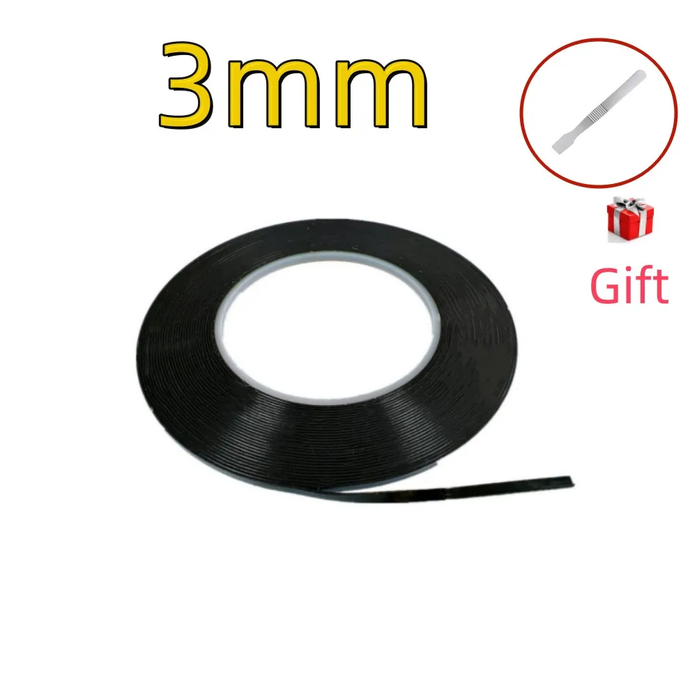 3MM LCD Screen Frameless Tape TV Repair Adhesive Double-sided Foam Tape For Phone Laptop TV Borderless Curved Display Repairing