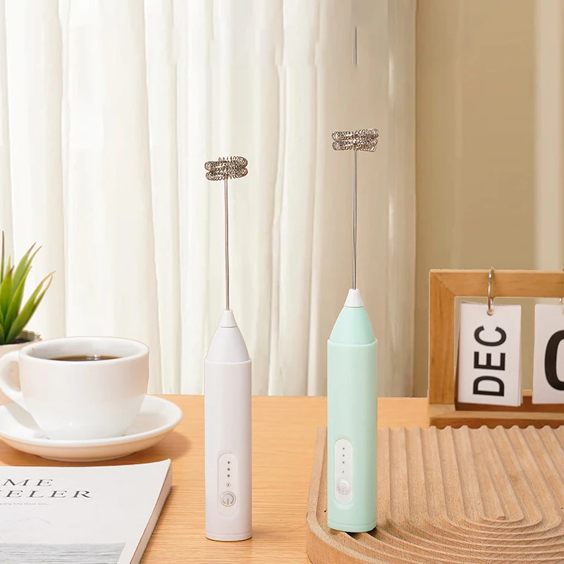 ミニ USB 充電式ミルク泡立て器 3 スピード電動泡立て器コーヒー泡立て器ミキサーハンドルブレンダー卵ビーターキッチン家電