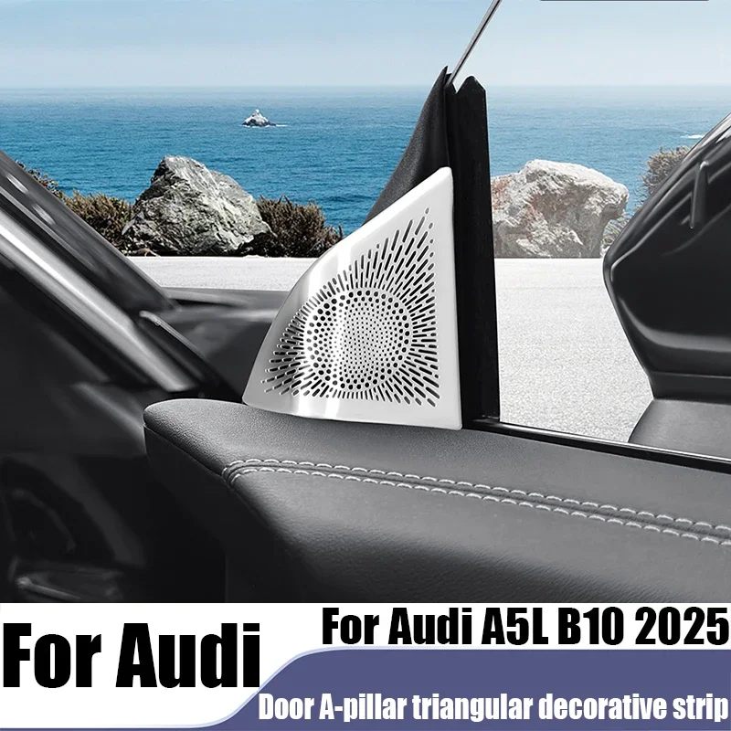 para-audi-a5l-b10-2025-moldura-decorativa-triangular-de-acero-inoxidable-para-el-pilar-a-de-la-puerta-delantera-accesorios-de-modificacion-interior